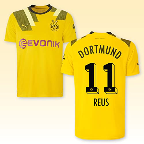 PUMA BVB Cup Trikot Erwachsene Saison 2022/23, Größe:L, Spielername:Reus
