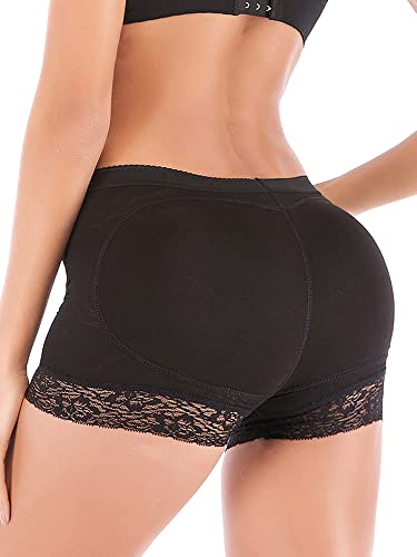 FXTYK Damen Butt Lifter Gepolsterter Unterwäsche | Hüft Enhancer Kurze Unterhose | po Push up hip dip Pads Shapewear