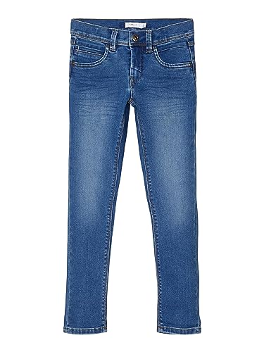NAME IT Jungen Nkmsilas Dnmtax 2467 Pant Noos Jeans, Medium Blue Denim, 104 EU