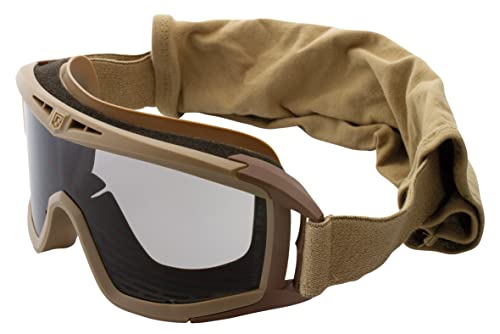 Revision Desert Locust Schutzbrille Basic Kit Clear (Tan)