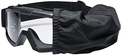 Uvex 9310265 Jagd-Überbrille - Schlagfest & Taktisch - mit 3 Wechselscheiben