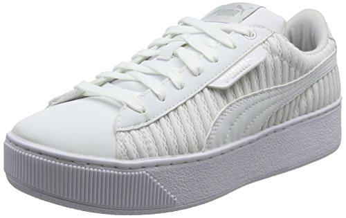 PUMA Damen Vikky Platform EP Q2 Sneaker, White White, 41