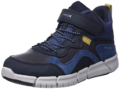 Geox Jungen J Flexyper Boy B Abx Stiefeletten, Navy Avio, 38 EU