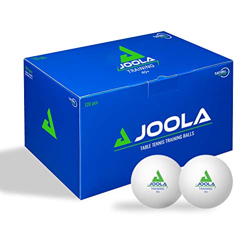 JOOLA 44230 Tischtennisbälle TRAINING 40+ Tischtennis Bälle 120er Karton, Weiss
