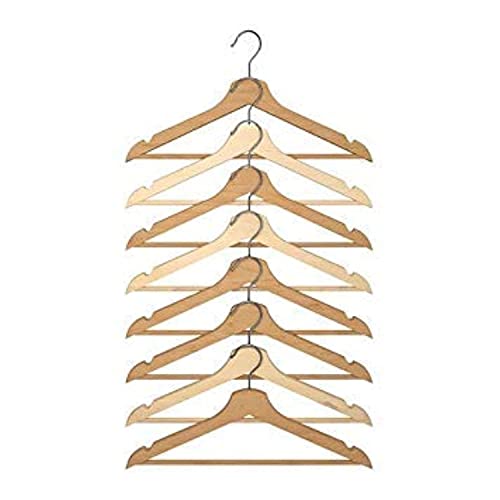 IKEA 8-er Set Holz-Kleiderbügel 