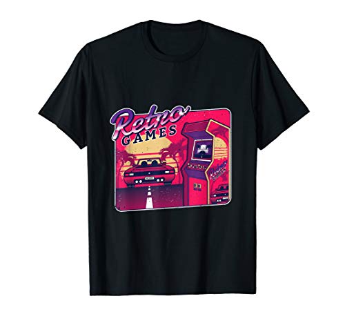 Computerspiele der 80er und 90er Retro PC Games Gamer Gaming T-Shirt