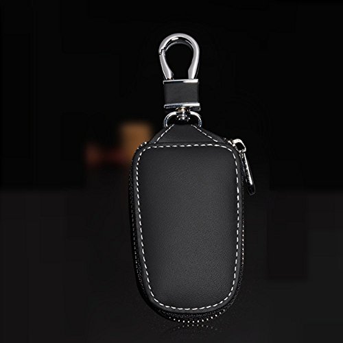 Auto Schlüsselanhänger Tasche Schutz aus Leder Auto Smart Keychain Münzhalter Auto Fernbedienung Schlüsselanhänger für Frauen und Männer
