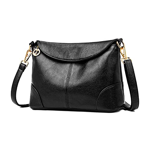JUYANO Umhängetasche Damen Klein, PU Leder Handtasche Damen mit Kartenfächer, Crossbody Schultertasche mit Verstellbar Abnehmbar Schultergurt