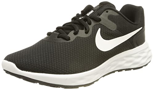 Nike Herren Revolution 6 Laufschuh, Black/White-Iron Grey, 41 EU