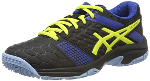 ASICS Unisex-Kinder Gel-Blast 7 GS Handballschuhe, Schwarz (Black/Sour Yuzu 003), 35 EU