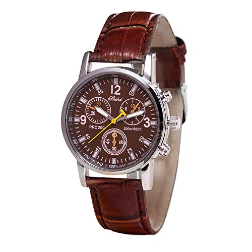 Waselia Armbanduhren FüR MäNner Armbanduhren Online Shop Herrenuhr Matt Schwarz/Elegante Uhren/Uhr Herren Leder/Goldene Uhr/Arm Uhren Herren/Mode Neutral Quarz Analog Armbanduhr Stahlband Uhr