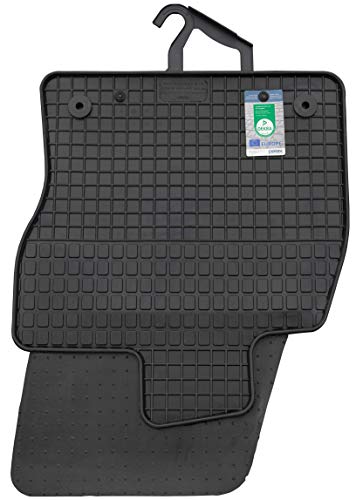 PETEX Gummimatten passend für Golf Sportsvan ab 05/2014 Fußmatten schwarz 4-teilig