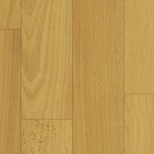 TAPETENSPEZI PVC Bodenbelag Schiffsboden Buche | Vinylboden als Muster | Fußbodenheizung geeignet | Vinyl Planken strapazierfähig & pflegeleicht | Fußbodenbelag für Gewerbe und Wohnbereich
