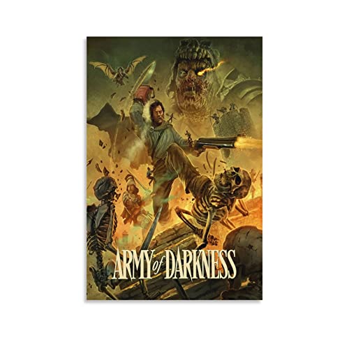 DDSS Army of Darkness Klassischer Horrorfilm Komödie Film Leinwand Poster Wandkunst Druck Ästhetische Raumdekoration Malerei Poster Home Office Dekoration 20 x 30 cm