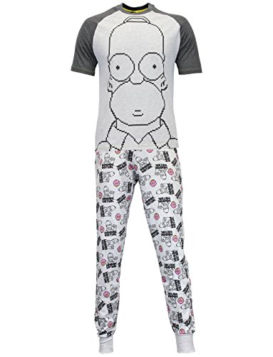 Simpson Herren Homer Simpson Schlafanzüge X-Large