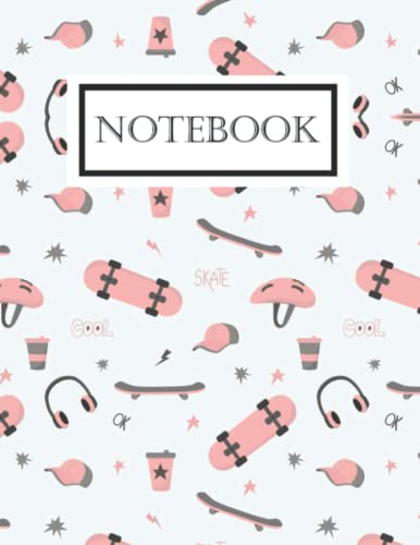 NoteBook: Skateboard Notebook | Journal | Blank Lined Pages | 8.5 x 11 | 100 Pages.
