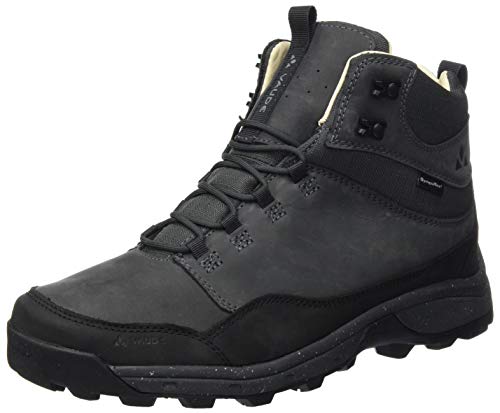 VAUDE wasserdichte Wanderstiefel für Damen “HKG Core Mid STX”, leichte Wanderschuhe für ausgiebige Touren, bequeme und rutschfeste Outdoorschuhe in schwarz - Größe 39
