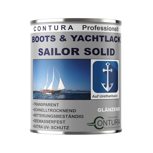 Bootslack Yachtlack glänzend Contura Holzlack Thekenlack Klarlack Außen Holzschutz (250ml.)
