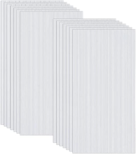14x Polycarbonat Hohlkammerstegplatten für Gewächshaus, Doppelstegplatte für Garten Treibhaus, 60.5 x 121cm, 4mm | 10,25 m², Transparent