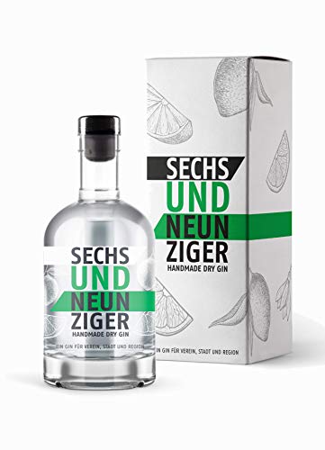 Sechsundneunziger Gin mit Geschenkverpackung - Handmade Dry Gin - Hannover Gin (1 x 0,5l)