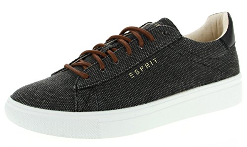 ESPRIT, 036EK1W053, Damen Sneaker, schwarz(001) (38, schwarz)