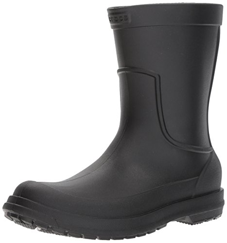 Crocs AllCast Rain Boot Men, Herren Gummistiefel, Schwarz (Black/black), 48/49 EU