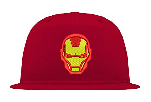 TRVPPY Snapback Cap Kappe Modell Iron Man - Rot-Rot