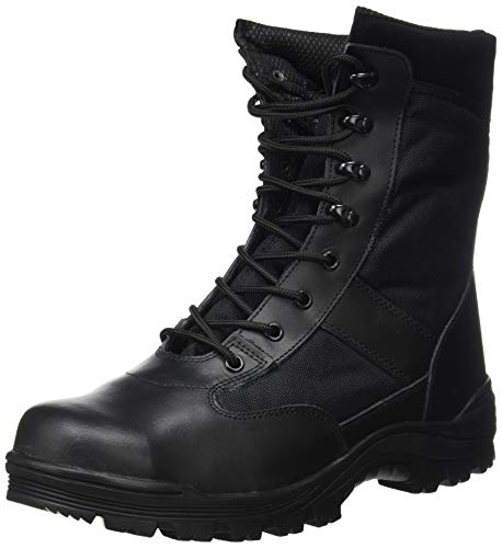 Mil-Tec Herren Veiligheidslaarzen 12837000 Sicherheitsstiefel, Schwarz, 39 EU
