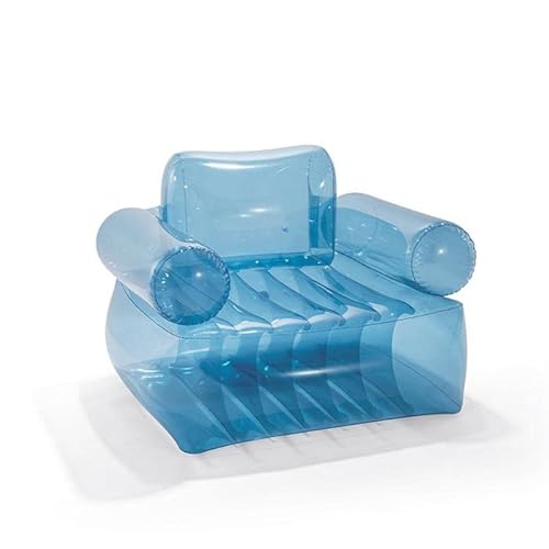 Intex transparenter Blauer Sessel, aufgeblasene Größe: 109 cm x 107 cm x 79 cm (66503NP)