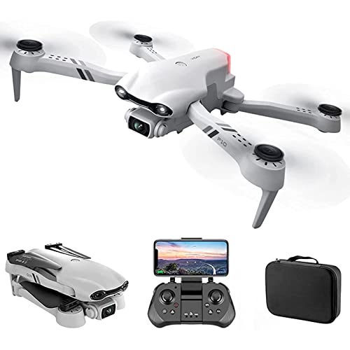 MXCYSJX Drohne mit 4K Dual-Kamera GPS WiFi FPV Drohnen mit VR-Brille Mini RC Quadcopter Follow Me Gesten-Foto, EIN Schlüssel für die Rückkehr nach Hause, Flugbahn,3*Battery