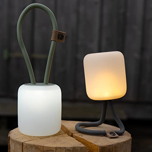 Campo Libre. LENI I Campinglampe I flexible Outdoorlampe zum Aufhängen, Hinstellen und Montieren I dimmbare Campingleuchte I wiederaufladbar I Balkonlampe, Campinglicht, Outdoor Tischlampe