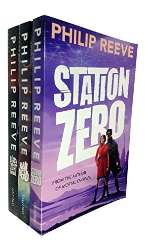 Philip reeve railhead trilogy 3 books collection set (station zero, railhead, black light express)