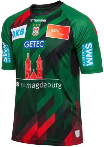 Hummel SCM SC Magdeburg Home 2022/23 Handball Jersey Trikot Heimtrikot Shirt S/S HBL 222358-6716, EU: L