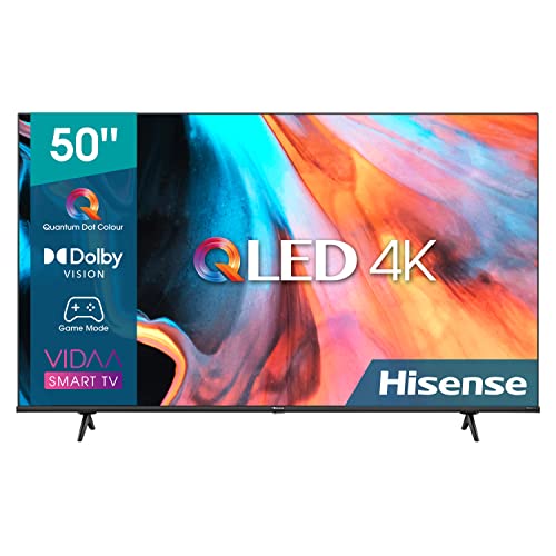 Hisense 50E7HQ Hisense QLED Smart-TV 127cm (50 Zoll) Fernseher (4K, HDR, HDR10, HDR10+ decoding, HLG, Dolby Vision, DTS Virtual, 60Hz Panel, Bluetooth, Alexa Built-in, VIDAA Voice)