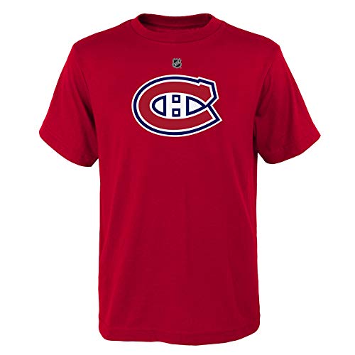 OuterStuff NHL Kinder T-Shirt Montreal Canadiens Youth Primary Logo Eishockey (L (14/16))