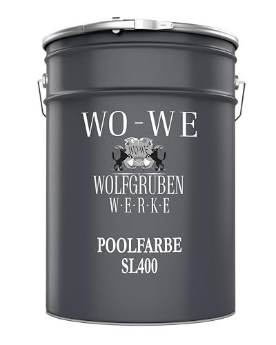 WO-WE Schwimmbadfarbe Poolfarbe Schwimmbeckenfarbe Anthrazitgrau ähnl. RAL 7016-5L