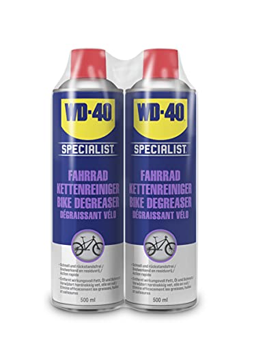 WD-40 Specialist Fahrrad Kettenreiniger (2x 500ml), Kettenpflege, Kettenreiniger Für die optimale Fahrradpflege