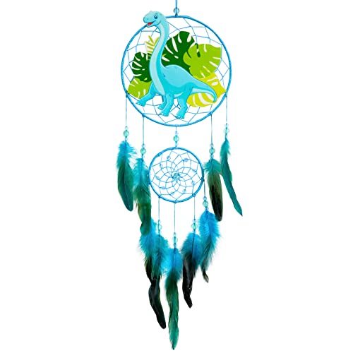 Basumee Kinder Traumfänger Dinosaurier Dreamcatcher Handgemachter Traumfänger fur Kinderzimmer Deko Party Geburtstagsgeschenk
