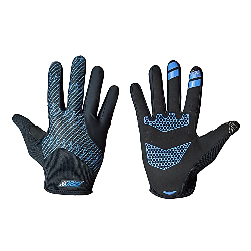 Dapper Racing | SIMRACING Handschuhe für Touchscreen | Verstärkung an der Handfläche | rutschfest, für optimalen Griff | Leicht und atmungsaktiv | Für Simulator-Liebhaber (L)