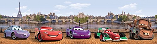 1art1 Cars Cars Bordüre Tapeten-Borte Selbstklebend 500x10 cm