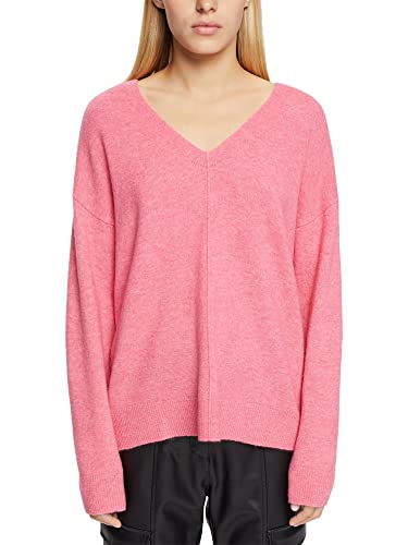 ESPRIT V-Ausschnitt-Pullover aus Wollmix