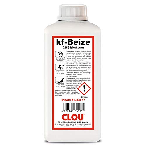 Holzbeize birnbaum 2253/ 1 Liter Clou kf-Beize