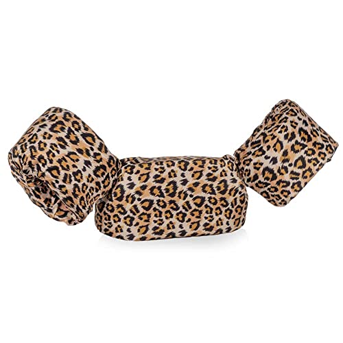 HappySwimmer | Puddle Jumper Schwimmflügel | Schwimmweste für Kinder von 2 bis 6 Jahre | Baby zubehör mit Sicherheitsverschluss | Schwimmhilfe für Kinder von 14 bis 23 kg | Panther-Print