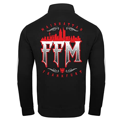 Spaß Kostet Männer Jungs Trainingsjacke Sweatjacke Frankfurt FFM 069 Main rap redlight