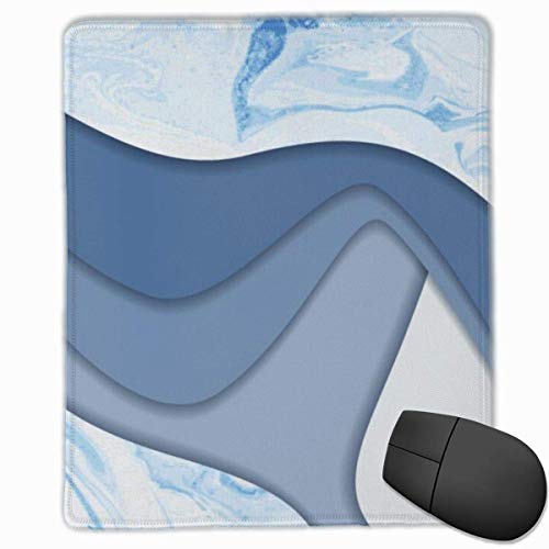 Mauspad Abstrakte Broschüre im Aquarellstil Hintergrund Mauspad für Desktop mit rutschfester Gummibasis