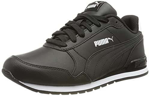 Puma Unisex St Runner V2 Full L Sneaker, Puma Black Puma Black, 42.5 EU