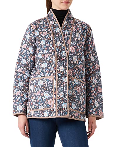 Noa Noa Damen Biologisch katoenen quilt Steppjacke, PRINT MULTICOLOUR, S EU
