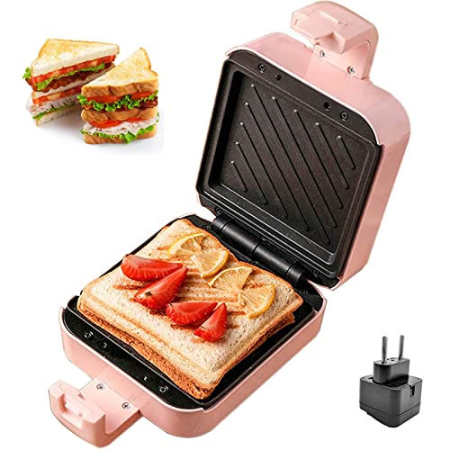 CXDC Sandwichmaker,Doppelseitige Sandwich Toaster,Antihaft-Platten Sandwich Maker mit Cold-Touch-Griff,schnelles Aufheizen Toaster Machen Grill, Paninis, Sandwiches