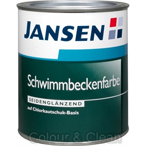 JANSEN Schwimmbeckenfarbe 750ml Farbe: manganblau