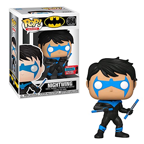 dc comics Funko – 51669 Hero: DC Heroes – Nightwing – Vinyl Figur, 9 cm (UK Exclusive)